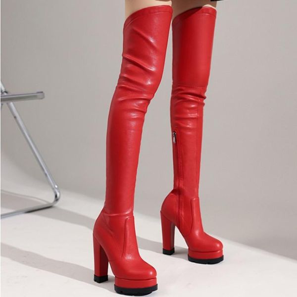 boots autumn winter high-heeled women over-the-knee high fashion thick-soled plush elegnt warmth elegant stretch long, Black
boots autumn winter high-heeled women over-the-knee high fashion thick-soled plush elegnt warmth elegant stretch long, Black