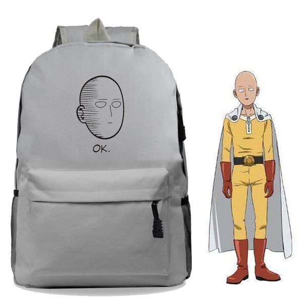 backpack one punch-man school rucksack fashion pattern multifunction bag beautiful color printing boys girls
backpack one punch-man school rucksack fashion pattern multifunction bag beautiful color printing boys girls