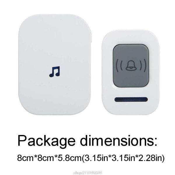 doorbells eu us plug ac 90-260v wireless doorbell door bell 60 rings tune song 300m remote distance smart home cordless jy16 21 dropship
doorbells eu us plug ac 90-260v wireless doorbell door bell 60 rings tune song 300m remote distance smart home cordless jy16 21 dropship