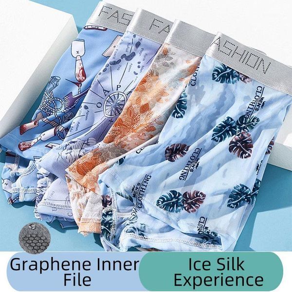 underpants 4pcs boxer briefs men underwear flat pants silk dry comfortable men's breathable fit non marking boy panties shorts, Black;white
underpants 4pcs boxer briefs men underwear flat pants silk dry comfortable men's breathable fit non marking boy panties shorts, Black;white