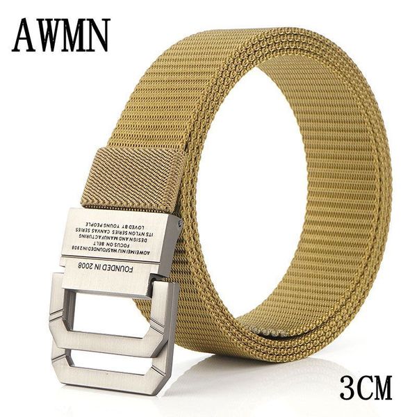 durable fashion the felt 2021 double loop nylon belt casual versatile inner 3cm, Black;brown
durable fashion the felt 2021 double loop nylon belt casual versatile inner 3cm, Black;brown