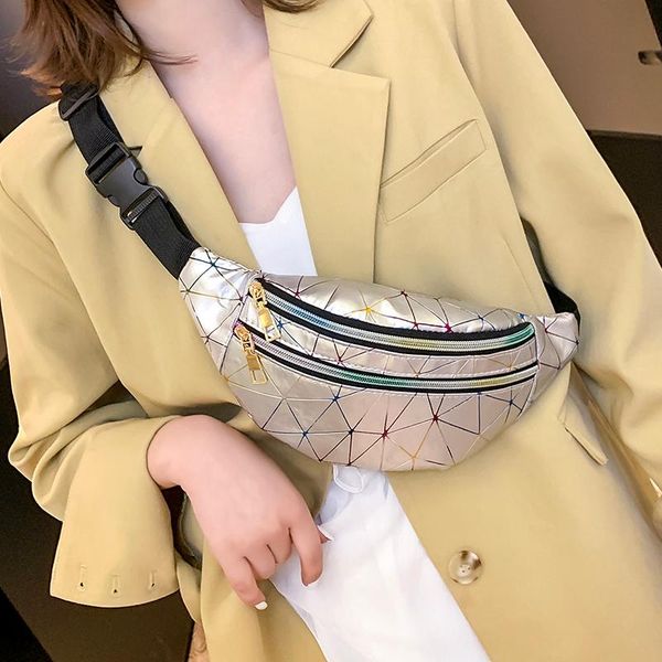 waist bags geometric laser women's bag fashion fanny pack double layer zip chest female leather belt phone bum pouch
waist bags geometric laser women's bag fashion fanny pack double layer zip chest female leather belt phone bum pouch