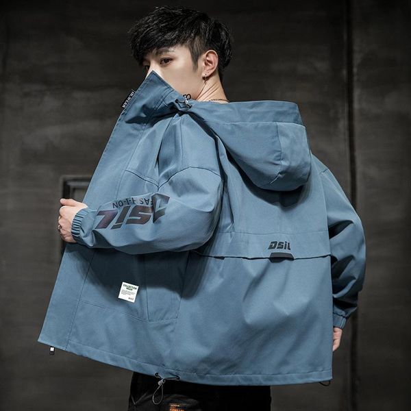 men's jackets 2021 fashion jacket men casual hooded mens spring autumn bomber coat reflective color trendy streetwear male clothing, Black;brown
men's jackets 2021 fashion jacket men casual hooded mens spring autumn bomber coat reflective color trendy streetwear male clothing, Black;brown