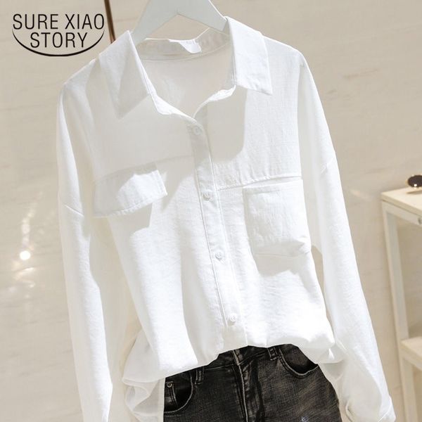 korean style solid vintage cardigan clothes long-sleeve shirts cotton casual white blouse for women 8892 50 210415
korean style solid vintage cardigan clothes long-sleeve shirts cotton casual white blouse for women 8892 50 210415