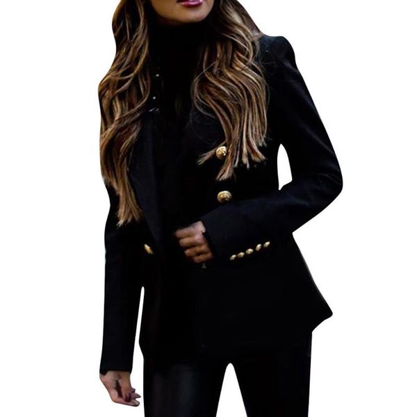 women's jackets fashion women solid buttons long sleeve v-neck lapel cardigan suit coat office jacket plush elegant 2021 autum #7, Black;brown
women's jackets fashion women solid buttons long sleeve v-neck lapel cardigan suit coat office jacket plush elegant 2021 autum #7, Black;brown