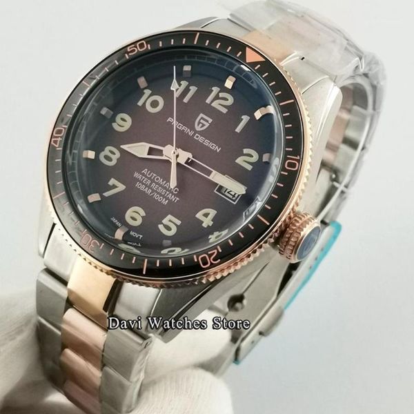 design luxury sport mens luminous watches brown dial 24 jewels japan nh35 automatic movement male wristwatch wristwatches, Slivery;brown
design luxury sport mens luminous watches brown dial 24 jewels japan nh35 automatic movement male wristwatch wristwatches, Slivery;brown