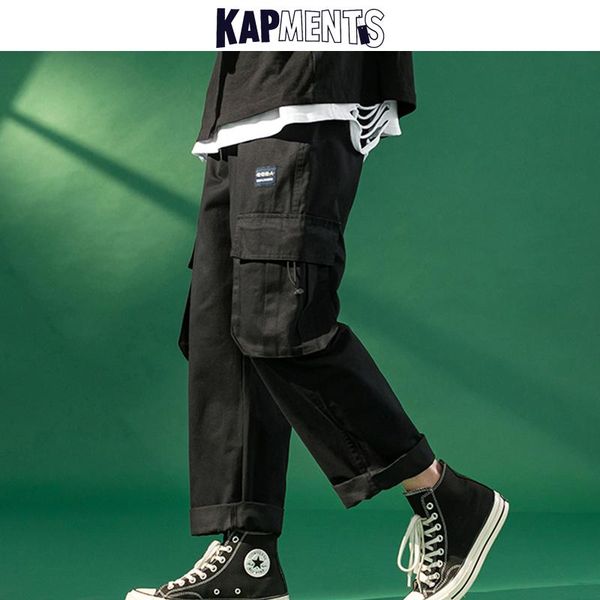 men's pants kapments men loose pocket cargo 2021 overalls mens japanese streetwear joggers male high waist harem plus size, Black
men's pants kapments men loose pocket cargo 2021 overalls mens japanese streetwear joggers male high waist harem plus size, Black