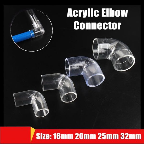 1pc i.d 16~32mm transparent acrylic pipe aquarium fish tank 90° elbow connector plexiglass water supply tube home diy watering equipments
1pc i.d 16~32mm transparent acrylic pipe aquarium fish tank 90° elbow connector plexiglass water supply tube home diy watering equipments