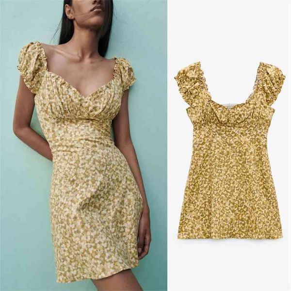 summer dress women short puff sleeve v neck ruffle beach es woman chic side zip smocked elastic yellow mini 210524, Black;gray
summer dress women short puff sleeve v neck ruffle beach es woman chic side zip smocked elastic yellow mini 210524, Black;gray