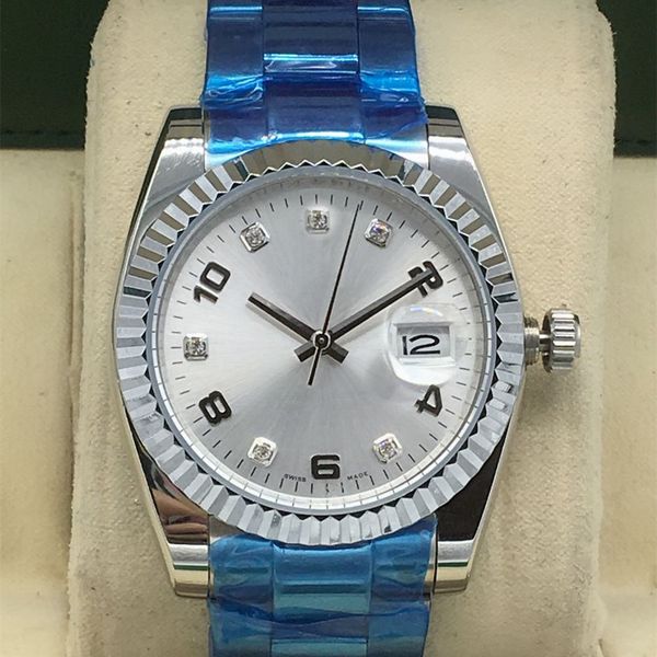classic stylish fully automatic mechanical watch size 36mm sapphire mirror stainless steel strap features waterproof ladies' favorite g, Slivery;brown
classic stylish fully automatic mechanical watch size 36mm sapphire mirror stainless steel strap features waterproof ladies' favorite g, Slivery;brown