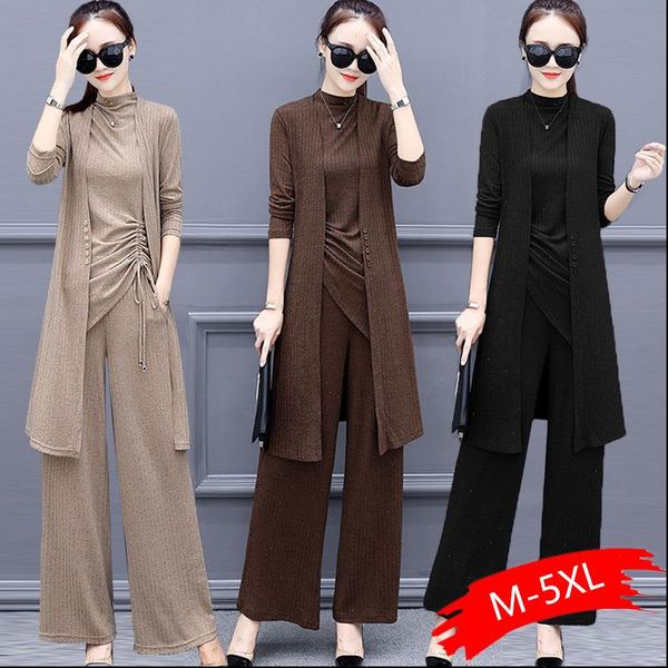 knitted 3 pieces set women tracksuits tracksuit long sleeve cardigan and sleeveless pullover wide leg suit womens, Gray
knitted 3 pieces set women tracksuits tracksuit long sleeve cardigan and sleeveless pullover wide leg suit womens, Gray