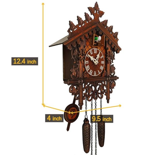 wall clocks 808b antique wooden hanging clock pendulum time bell swing alarm watch home restaurant bedroom decoration
wall clocks 808b antique wooden hanging clock pendulum time bell swing alarm watch home restaurant bedroom decoration