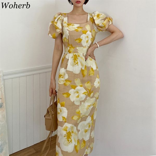 women vintage floral print dress summer korean square collar short puff sleeve dresses ladies elegant long robe vestidos 210519, Black;gray
women vintage floral print dress summer korean square collar short puff sleeve dresses ladies elegant long robe vestidos 210519, Black;gray