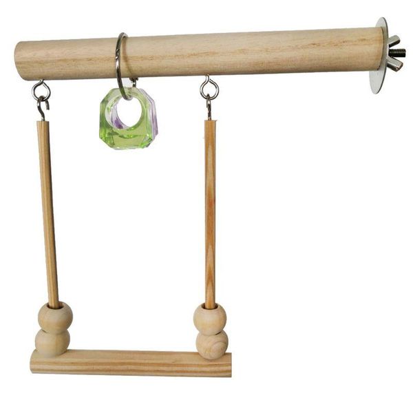 other bird supplies swing wooden parrot perch stand playstand with chewing beads cage play toys
other bird supplies swing wooden parrot perch stand playstand with chewing beads cage play toys