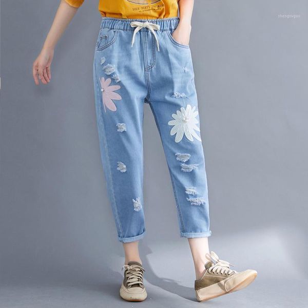 women's jeans denim pants elastic vintage plus size mom boyfriend for women casual embroidery high waist femme hk409, Blue
women's jeans denim pants elastic vintage plus size mom boyfriend for women casual embroidery high waist femme hk409, Blue