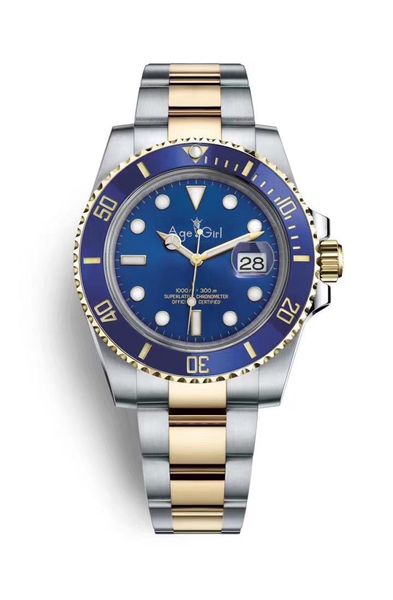 wristwatches silver gold blue ceramic bezel men mechanical stainless steel automatic eta2813 bracelet watch 40mm, Slivery;brown
wristwatches silver gold blue ceramic bezel men mechanical stainless steel automatic eta2813 bracelet watch 40mm, Slivery;brown