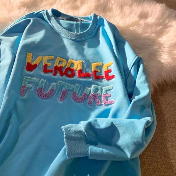 women's hoodies & sweatshirts 2021 autumn 3d letter printing sweatshirt women vintage 3 colors streetwear long sleeve harajuku crewnec, Black
women's hoodies & sweatshirts 2021 autumn 3d letter printing sweatshirt women vintage 3 colors streetwear long sleeve harajuku crewnec, Black