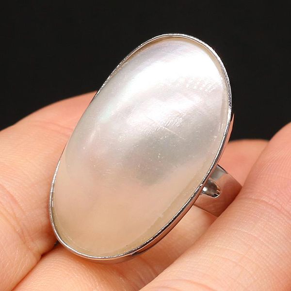 cluster rings natural shell edging ring white delicate romantic pearl banquet daily wear, Golden;silver
cluster rings natural shell edging ring white delicate romantic pearl banquet daily wear, Golden;silver