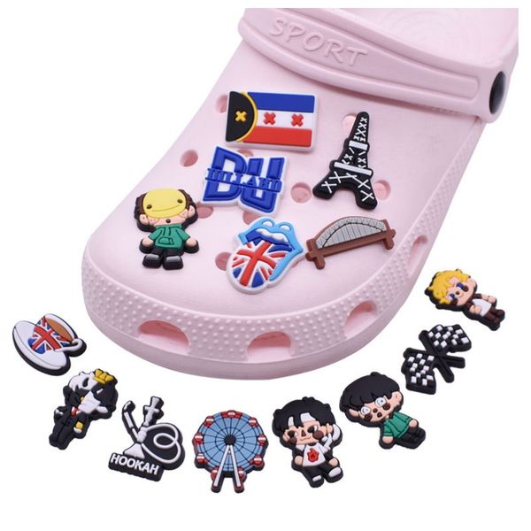 cute boys girls lovely style soft rubber pvc shoe charms clog buckles jibz for croc birthday gifts part favors garden hole shoes flower, White;pink
cute boys girls lovely style soft rubber pvc shoe charms clog buckles jibz for croc birthday gifts part favors garden hole shoes flower, White;pink