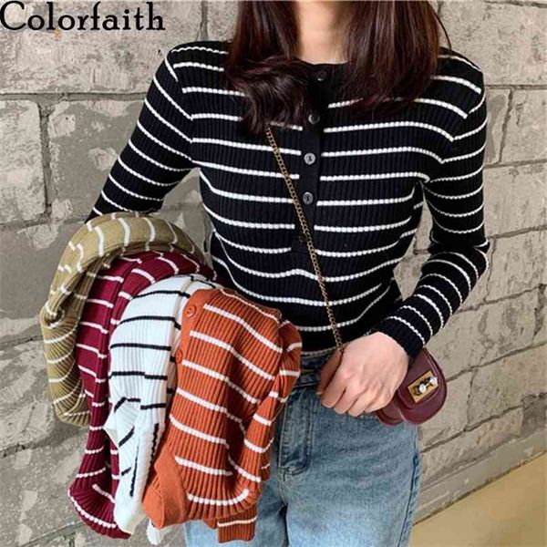 winter spring women sweater buttons knitted pullovers striped casual fashionable wild ladies sw1696 210427, White;black
winter spring women sweater buttons knitted pullovers striped casual fashionable wild ladies sw1696 210427, White;black