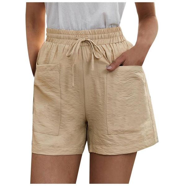 women's shorts women comfy drawstring casual elastic waist pocketed loose short summer fashion straight solid classic, White;black
women's shorts women comfy drawstring casual elastic waist pocketed loose short summer fashion straight solid classic, White;black