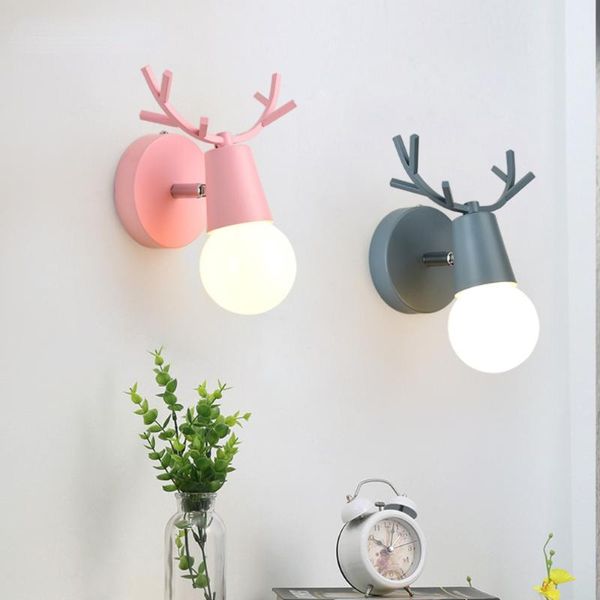 wall lamps nordic adjustable led lamp colorful cartoon antlers bedroom reading hanging children's room lighting
wall lamps nordic adjustable led lamp colorful cartoon antlers bedroom reading hanging children's room lighting