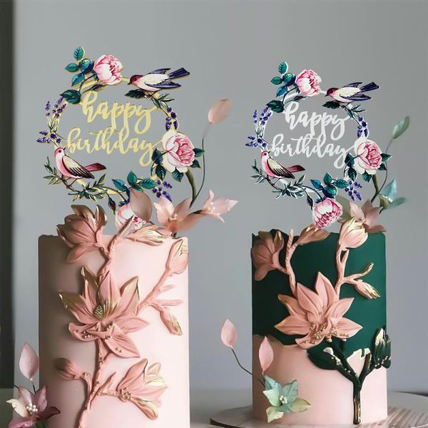 other festive & party supplies 1pc creative flower and bird pattern acrylic cake decoration insert for diy birthday
other festive & party supplies 1pc creative flower and bird pattern acrylic cake decoration insert for diy birthday