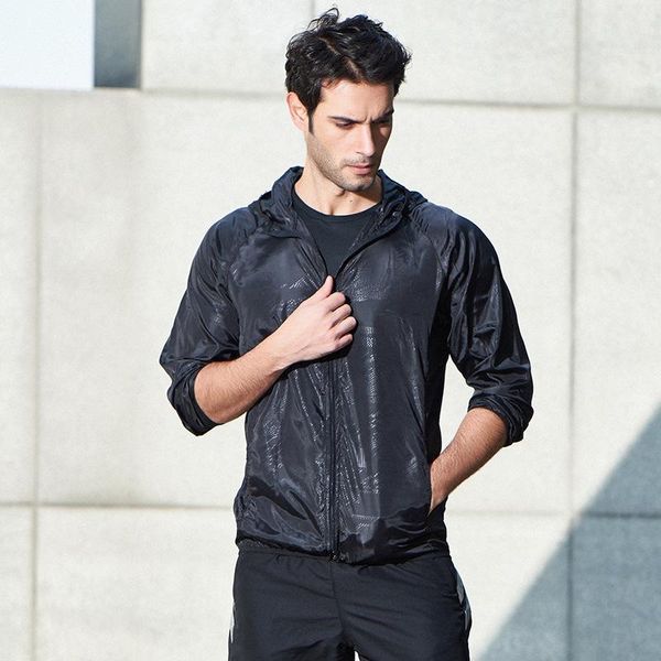 spring and summer casual men's sportswear quick-drying gym running light hooded jacket training breathable bomber 07mh404 jackets, Black;red 
spring and summer casual men's sportswear quick-drying gym running light hooded jacket training breathable bomber 07mh404 jackets, Black;red