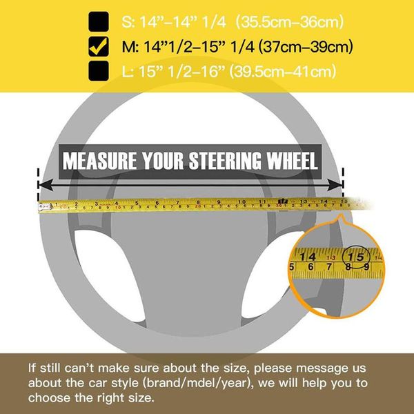 steering wheel covers accessory car cover black crystal for 37-38cm interior replacement
steering wheel covers accessory car cover black crystal for 37-38cm interior replacement