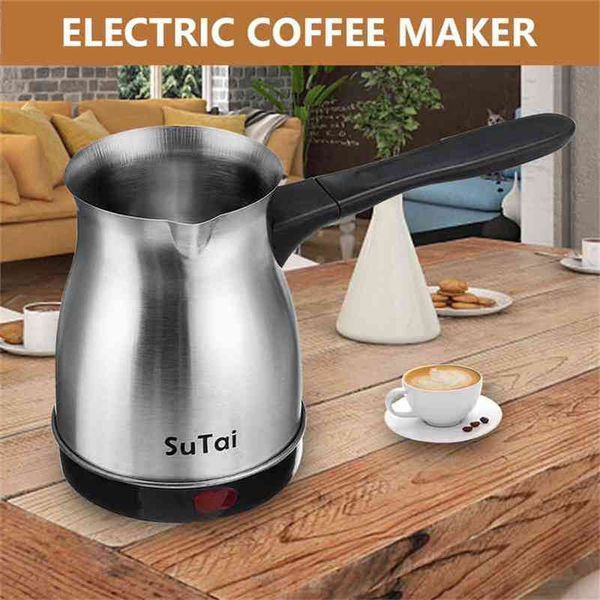 EU Electric Maker Colorful Mini Portable Electrical Pot Boiled Milk Coffee Heating Machine 220V 210408