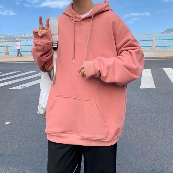 men's hoodies & sweatshirts s-3xl novelty plain color pullover hoodie long sleeve casual sweatshirt with kangaoo pocket korean streetwe, Black
men's hoodies & sweatshirts s-3xl novelty plain color pullover hoodie long sleeve casual sweatshirt with kangaoo pocket korean streetwe, Black