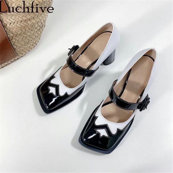 mary jane chunky high heel pumps women leather stitching square toe casual dress party shoes 2021 summer, Black
mary jane chunky high heel pumps women leather stitching square toe casual dress party shoes 2021 summer, Black
