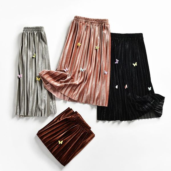 skirts girls long korean fashion gold velvet baby skirt butterfly pleated 2021 arrival ball gown toddler 2-7 y
skirts girls long korean fashion gold velvet baby skirt butterfly pleated 2021 arrival ball gown toddler 2-7 y