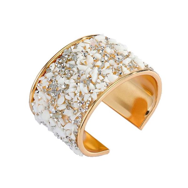 bangle b36d european bohemian metal zircon bracelet colorful rhinestone resin stone open adjustable wide cuff women jewelry, Black
bangle b36d european bohemian metal zircon bracelet colorful rhinestone resin stone open adjustable wide cuff women jewelry, Black