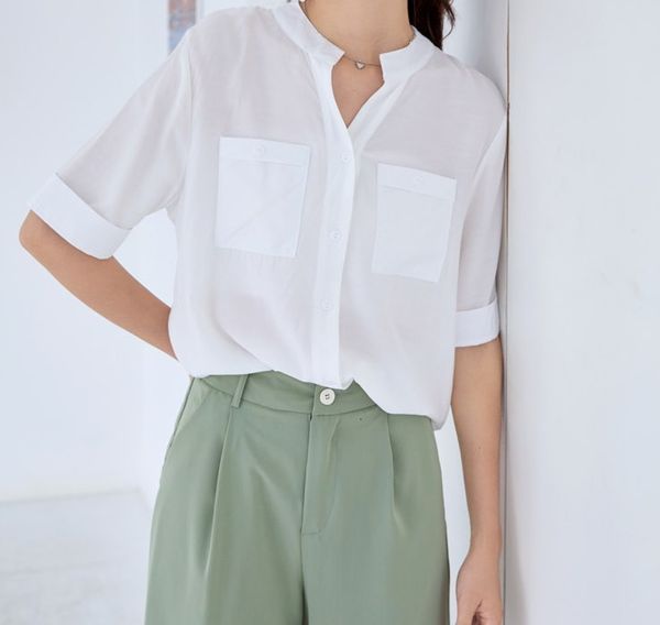 women's knits & tees cotton blouse women summer shirt spring short sleeve pink white casual ladies streetwear no
women's knits & tees cotton blouse women summer shirt spring short sleeve pink white casual ladies streetwear no