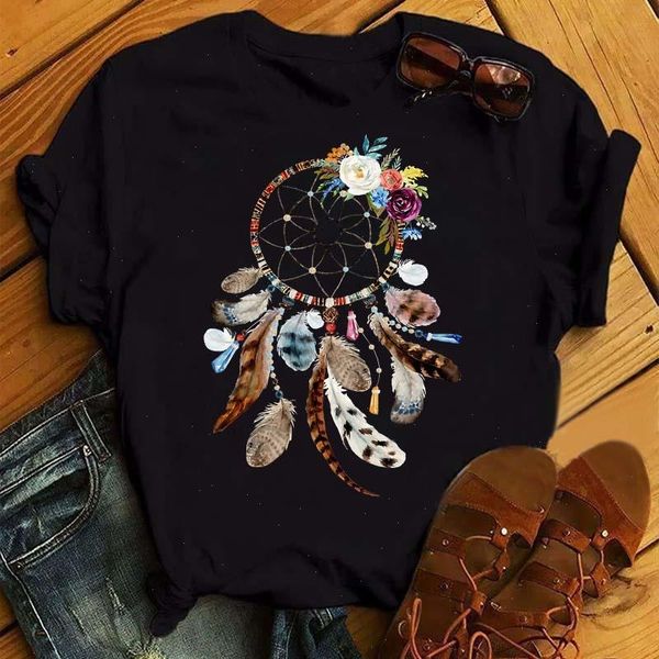 fashion dreamcatcher t shirt women harajuku graphic tees femme dream catcher womens t-shirt female black, White
fashion dreamcatcher t shirt women harajuku graphic tees femme dream catcher womens t-shirt female black, White
