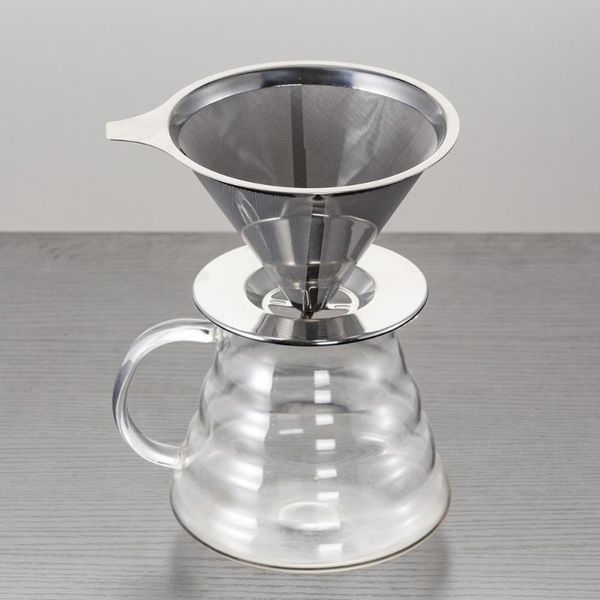 coffee filters stainless steel reusable filter holder pour over mesh tea dripper cup
coffee filters stainless steel reusable filter holder pour over mesh tea dripper cup