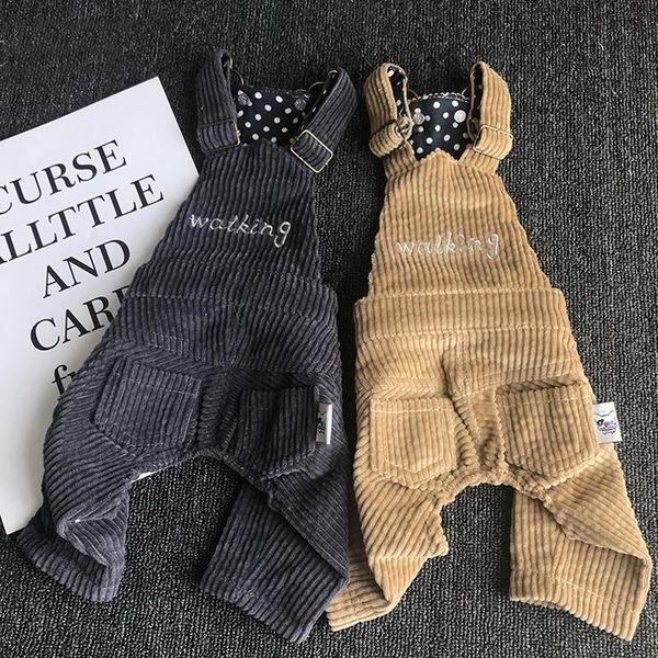 fashion corduroy fabric pet dog rompers autumn winter leisure jumpsuit for small large dogs poodle overalls costume 30e apparel
fashion corduroy fabric pet dog rompers autumn winter leisure jumpsuit for small large dogs poodle overalls costume 30e apparel