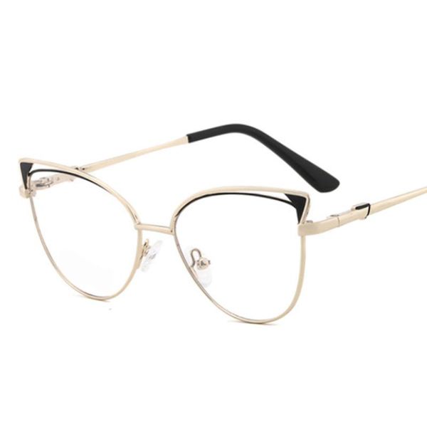 fashion sunglasses frames 80307 cat eye metal glasses frame men women optical computer eyeglasses, Black
fashion sunglasses frames 80307 cat eye metal glasses frame men women optical computer eyeglasses, Black