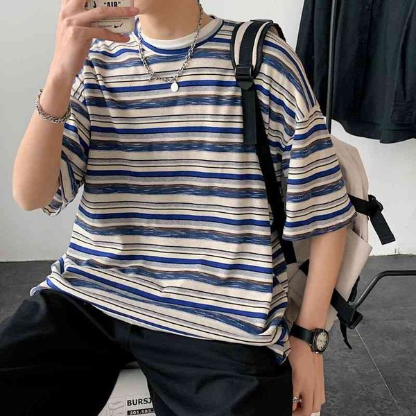 men's t-shirts summer cotton short-sleeved t-shirt fashion casual o-neck tshirt men street korean loose striped t shirt mens s-2xl, White;black
men's t-shirts summer cotton short-sleeved t-shirt fashion casual o-neck tshirt men street korean loose striped t shirt mens s-2xl, White;black