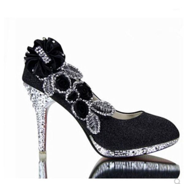 ladies elegant pointed toe cover heel flowers rhinestone thin high heels wedding party bride shoes women pumps big sizes dress, Black
ladies elegant pointed toe cover heel flowers rhinestone thin high heels wedding party bride shoes women pumps big sizes dress, Black