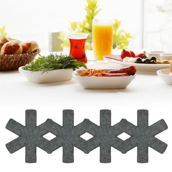 mats & pads 1 set creative pot protector easy to clean high protection felt cloth heat-resistant flexible pad for kitchen cushion
mats & pads 1 set creative pot protector easy to clean high protection felt cloth heat-resistant flexible pad for kitchen cushion