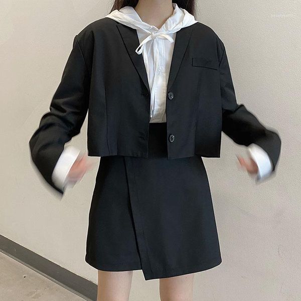 colors korean style autumn long sleeve solid color black blazer womens jacket and coats v neck short (x1539) women's suits & blazers, White;black
colors korean style autumn long sleeve solid color black blazer womens jacket and coats v neck short (x1539) women's suits & blazers, White;black