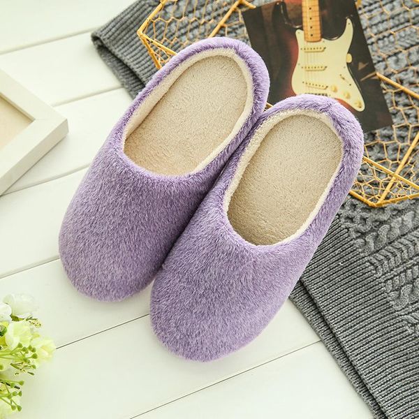 woman winter slippers soft plush cotton cute shoes indoor home furry striped footwear, Black 
woman winter slippers soft plush cotton cute shoes indoor home furry striped footwear, Black