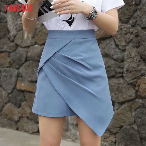 tangada women solid skirts faldas mujer zipper french style female mini skirt yu23 210609, Black
tangada women solid skirts faldas mujer zipper french style female mini skirt yu23 210609, Black