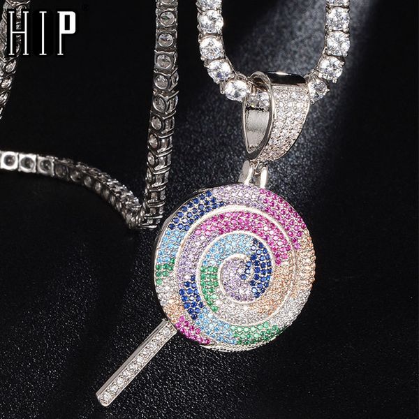 hip hop bling multicolor lipop iced out bling cubic zircon necklace & pendant for men jewelry charm tennis chain x0509, Black
hip hop bling multicolor lipop iced out bling cubic zircon necklace & pendant for men jewelry charm tennis chain x0509, Black