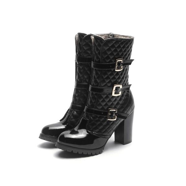 boots ankle women platform high heels short black white patent leather zipper fetish shoes woman large size 50 t7-6
boots ankle women platform high heels short black white patent leather zipper fetish shoes woman large size 50 t7-6