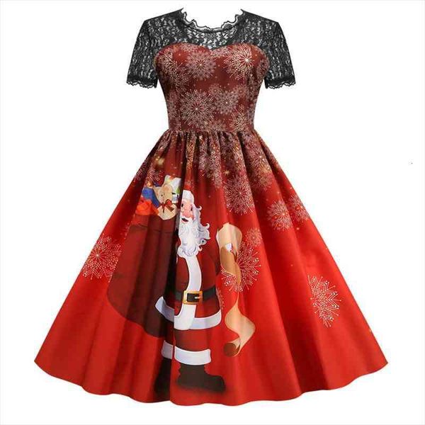 christmas short sleeve lace womens dresses evening party tunic 50s hepburn elegant sundress plus size, Black;gray
christmas short sleeve lace womens dresses evening party tunic 50s hepburn elegant sundress plus size, Black;gray