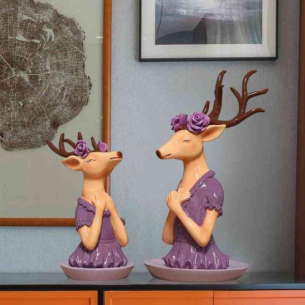creative living room wedding gifts european wine tv cabinet home furnishings deer ornaments
creative living room wedding gifts european wine tv cabinet home furnishings deer ornaments