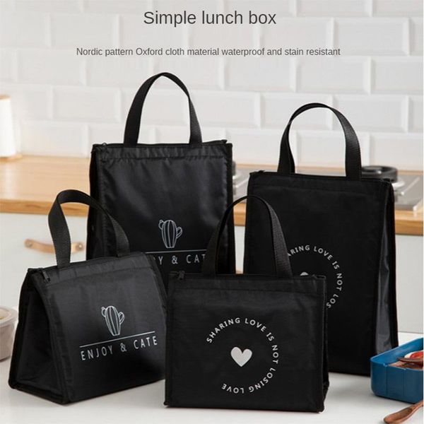 portable lunch bag simple and fashionable all- ice waterproof insulation with small carry storage bags
portable lunch bag simple and fashionable all- ice waterproof insulation with small carry storage bags